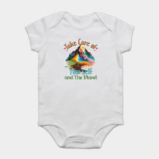 Take Care of Yourself and the Planet Baby Bodysuit
